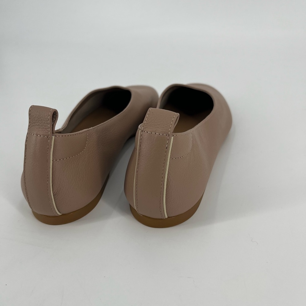Everlane Pebbled Leather Ballet Flats in Taupe - Picture 10 of 13